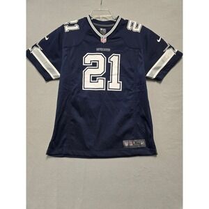 Dallas Cowboys NFL Ezekiel Elliott 21 Jersey Men's XL Navy Blue Nike